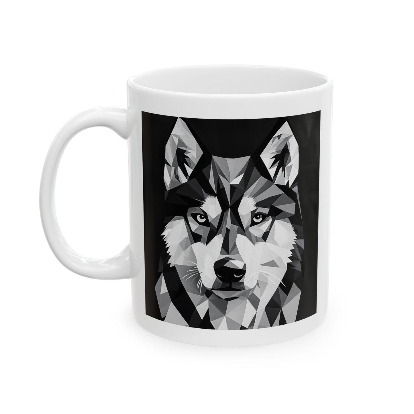 Husky Ceramic Mug, (11oz, 15oz) - CoolCollectiveCo