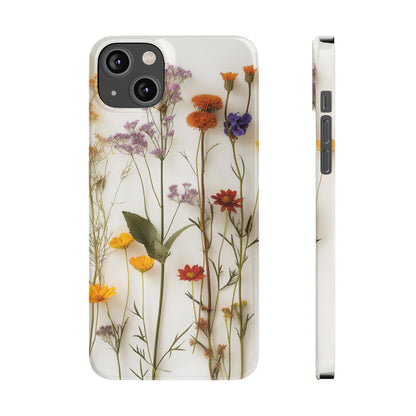 Flower Slim Phone Cases - CoolCollectiveCo