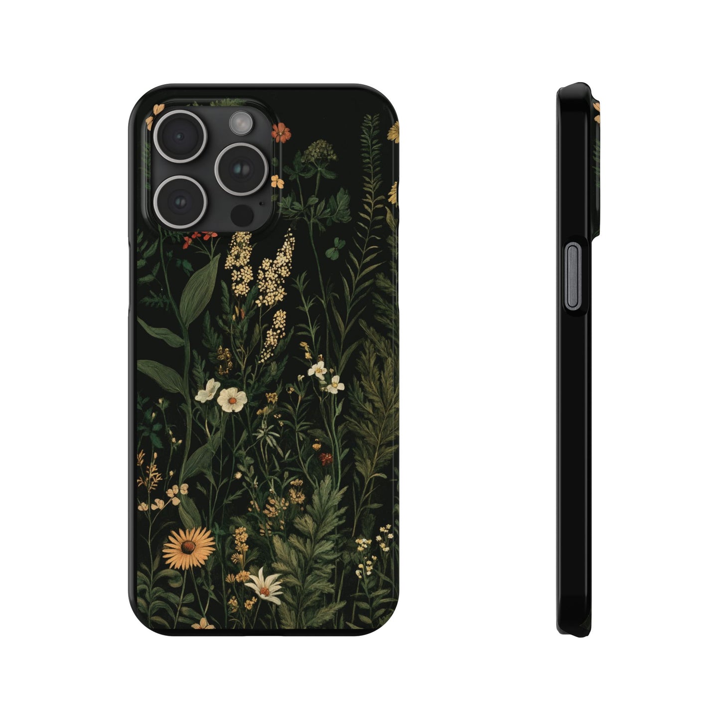 Floral Slim Phone Case - Nature Inspired Design for Plant Lovers - CoolCollectiveCo