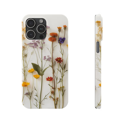 Flower Slim Phone Cases - CoolCollectiveCo