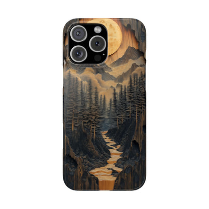 Nature-Inspired Slim Phone Case - Adventure Awaits Design - CoolCollectiveCo