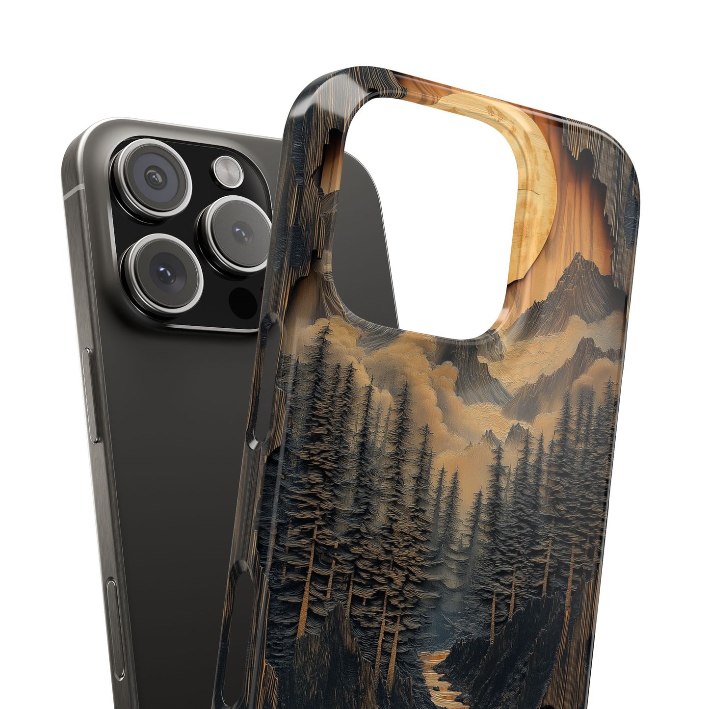 Nature-Inspired Slim Phone Case - Adventure Awaits Design - CoolCollectiveCo