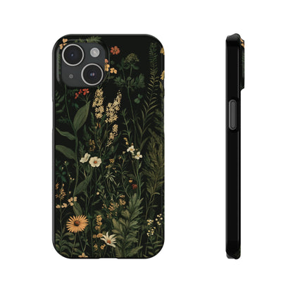 Floral Slim Phone Case - Nature Inspired Design for Plant Lovers - CoolCollectiveCo