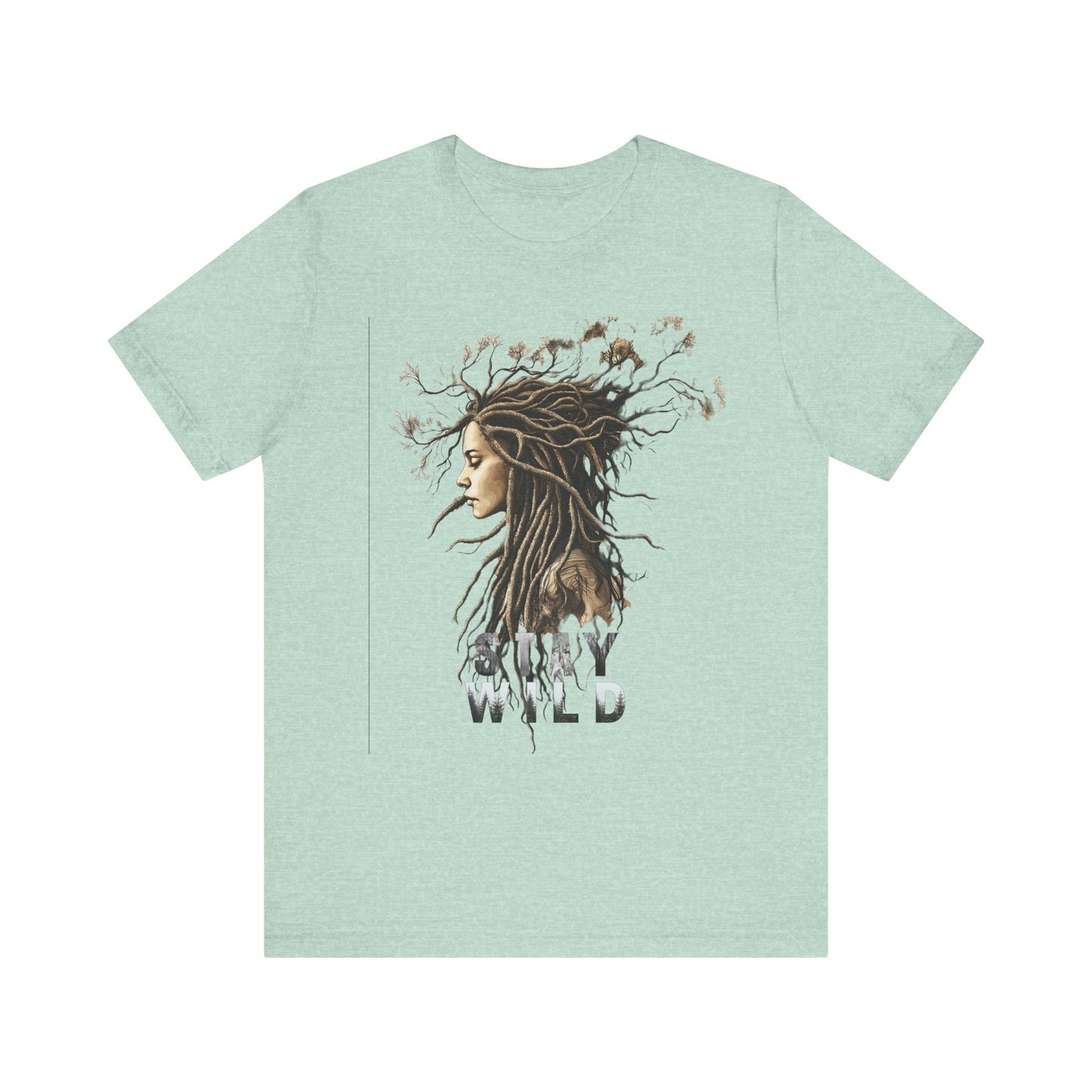 Be Wild Unisex Jersey Short Sleeve Tee - Nature-Inspired Graphic Tee - CoolCollectiveCo