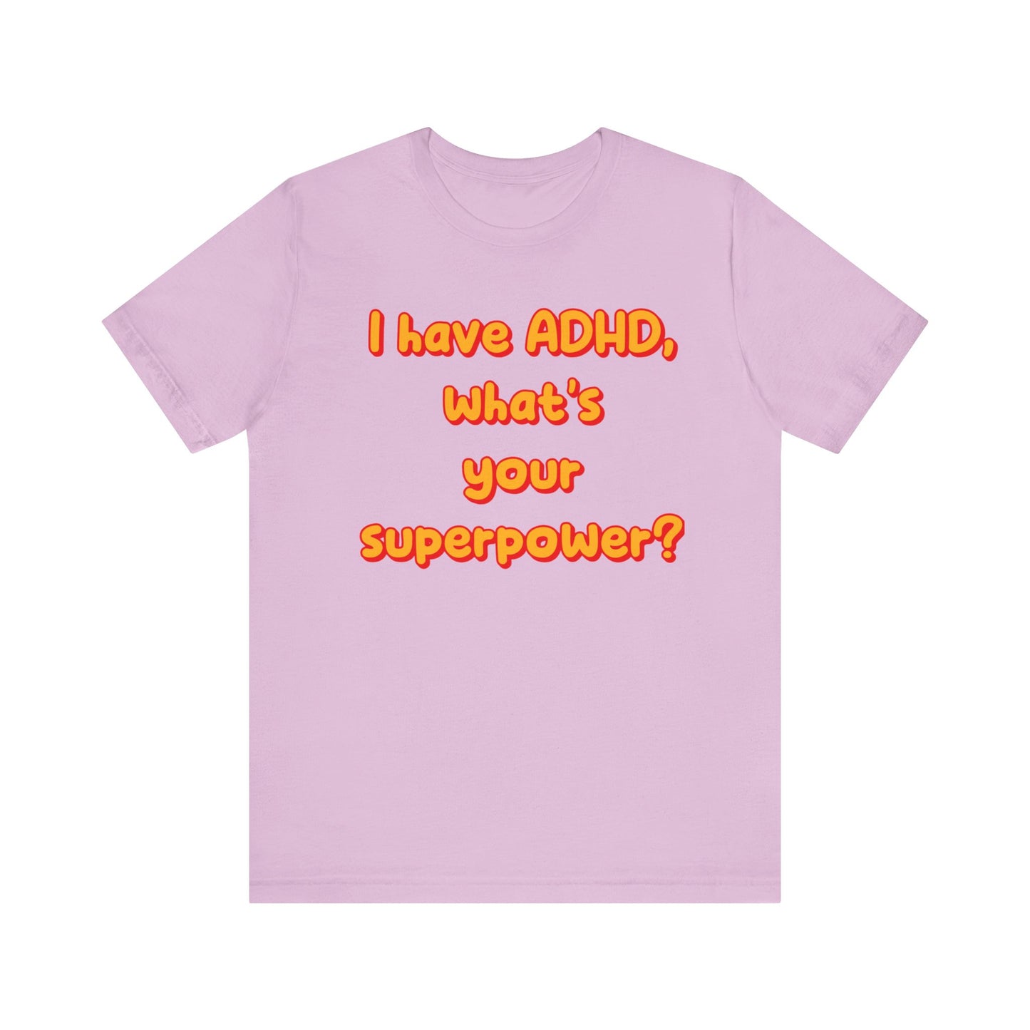 ADHD Superpower Unisex Short Sleeve Tee – Empowering Awareness Shirt - CoolCollectiveCo