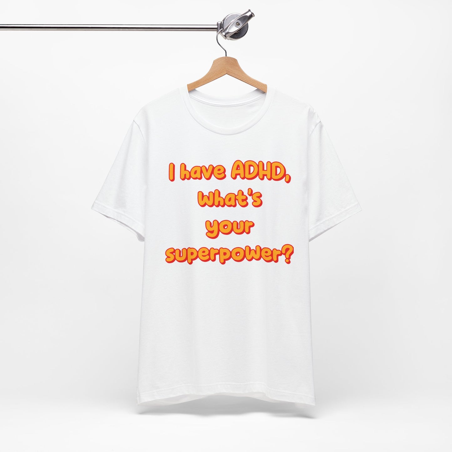 ADHD Superpower Unisex Short Sleeve Tee – Empowering Awareness Shirt - CoolCollectiveCo