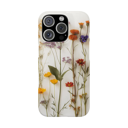 Flower Slim Phone Cases - CoolCollectiveCo