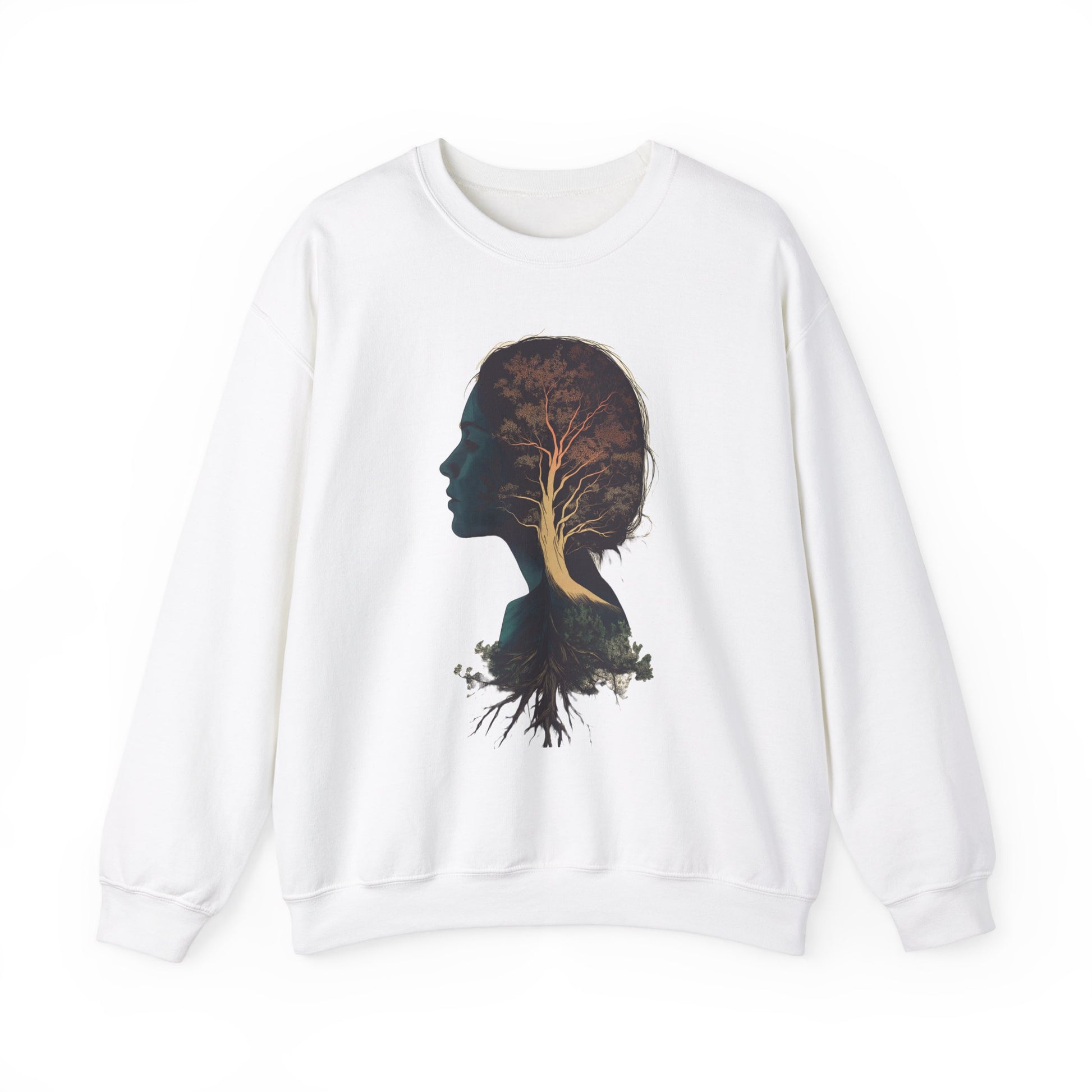 Free Spirited Nature-Inspired Unisex Heavy Blend™ Crewneck Sweatshirt - CoolCollectiveCo