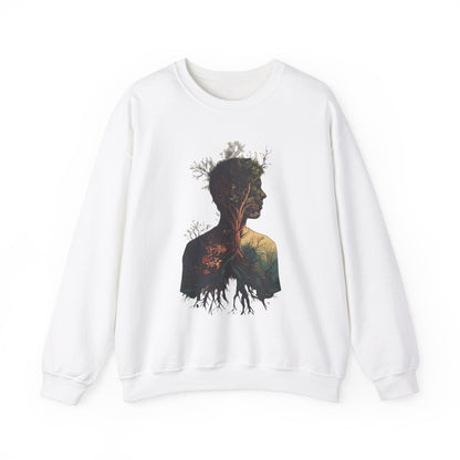 Free Spirited Nature-Inspired Unisex Heavy Blend™ Crewneck Sweatshirt - CoolCollectiveCo