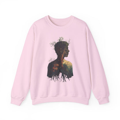 Free Spirited Nature-Inspired Unisex Heavy Blend™ Crewneck Sweatshirt - CoolCollectiveCo