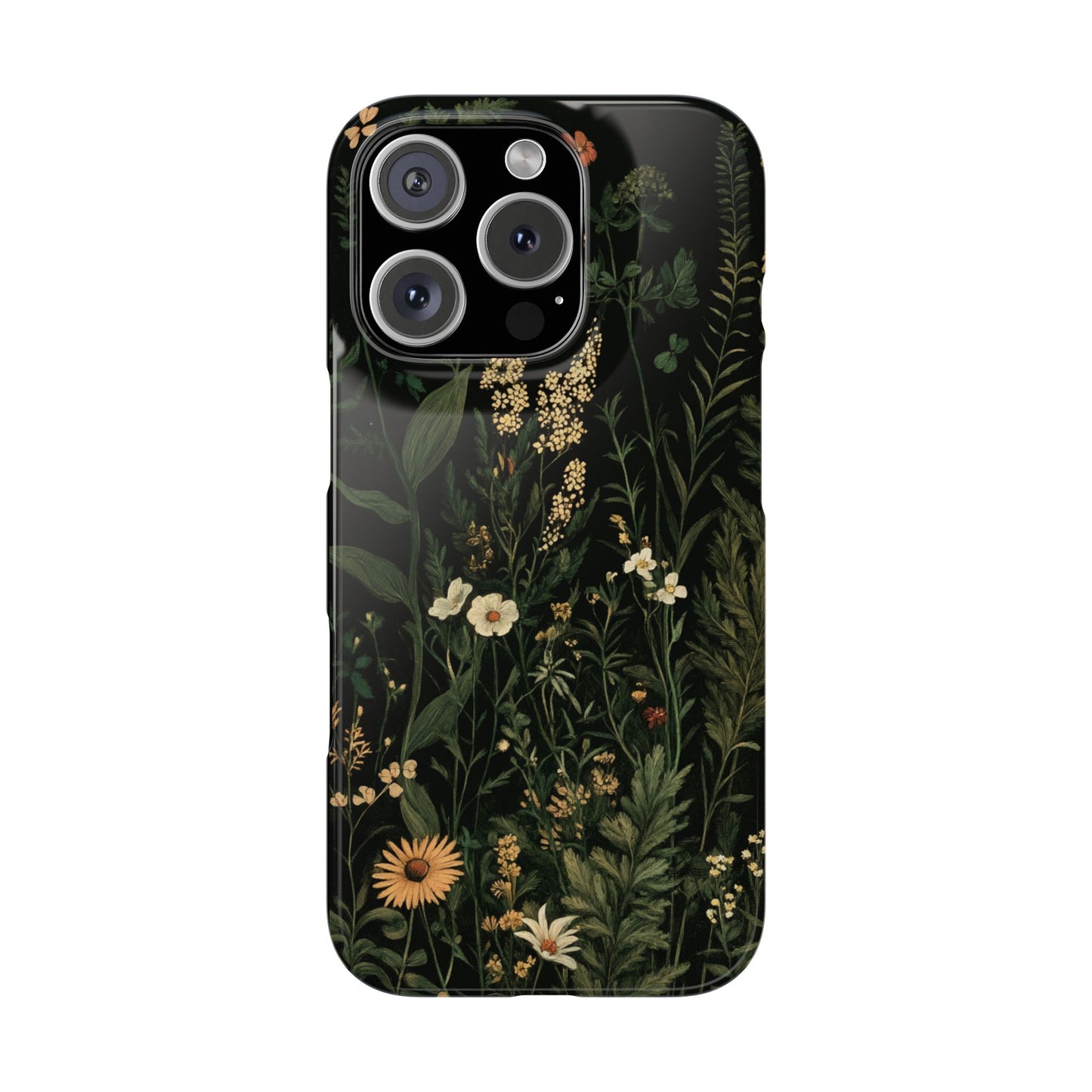 Floral Slim Phone Case - Nature Inspired Design for Plant Lovers - CoolCollectiveCo