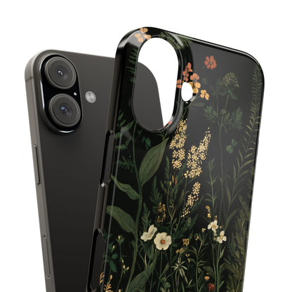 Floral Slim Phone Case - Nature Inspired Design for Plant Lovers - CoolCollectiveCo