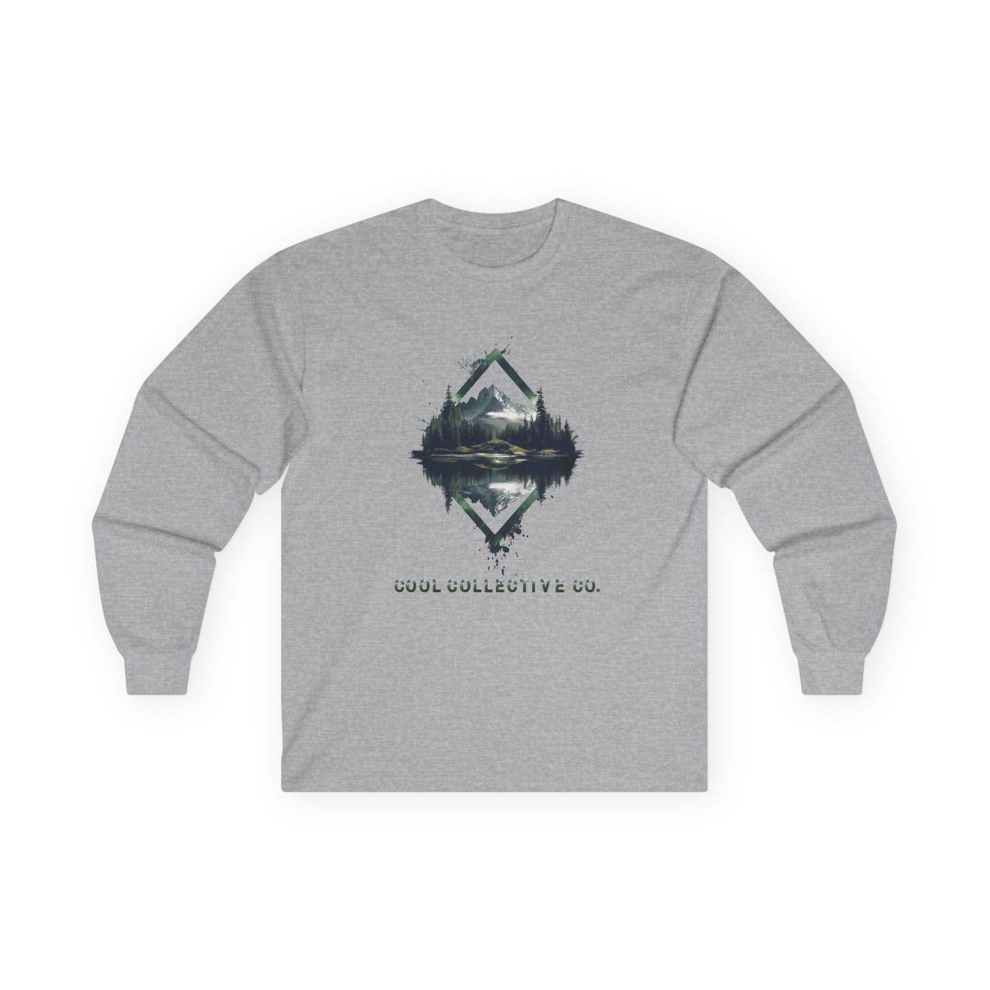 Cool Collective Co. Reflection Outdoor Long Sleeve Tee - Nature Inspired Casual Wear - CoolCollectiveCo