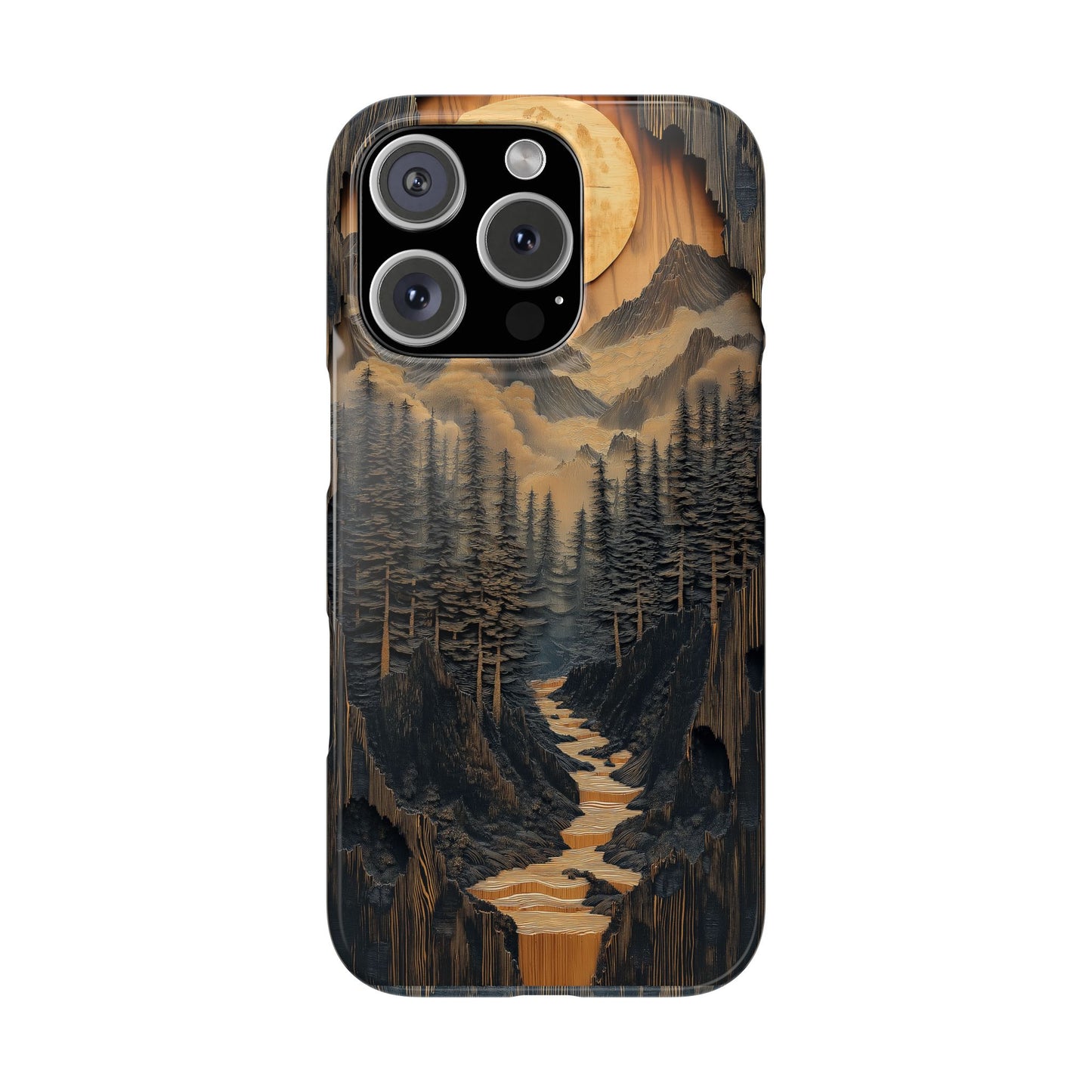 Nature-Inspired Slim Phone Case - Adventure Awaits Design - CoolCollectiveCo