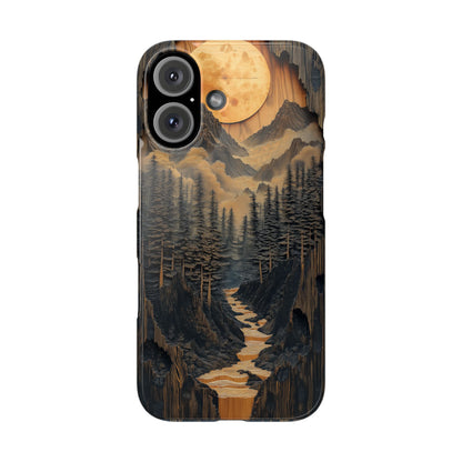 Nature-Inspired Slim Phone Case - Adventure Awaits Design - CoolCollectiveCo