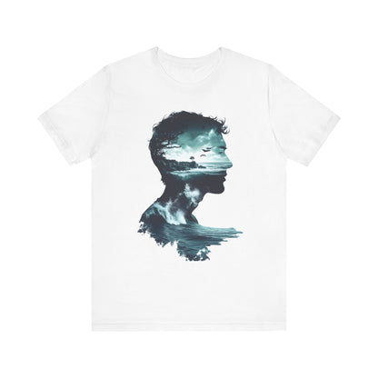 Ocean Sunset Silhouette Unisex Jersey Tee - Perfect for Nature Lovers - CoolCollectiveCo