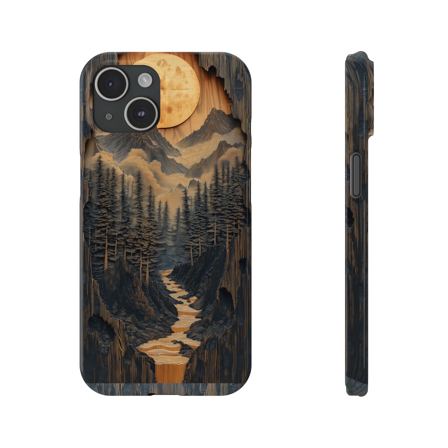 Nature-Inspired Slim Phone Case - Adventure Awaits Design - CoolCollectiveCo