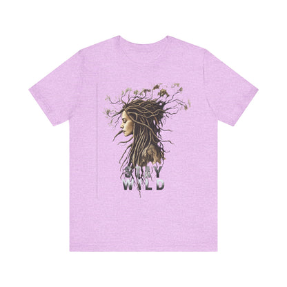 Be Wild Unisex Jersey Short Sleeve Tee - Nature-Inspired Graphic Tee - CoolCollectiveCo