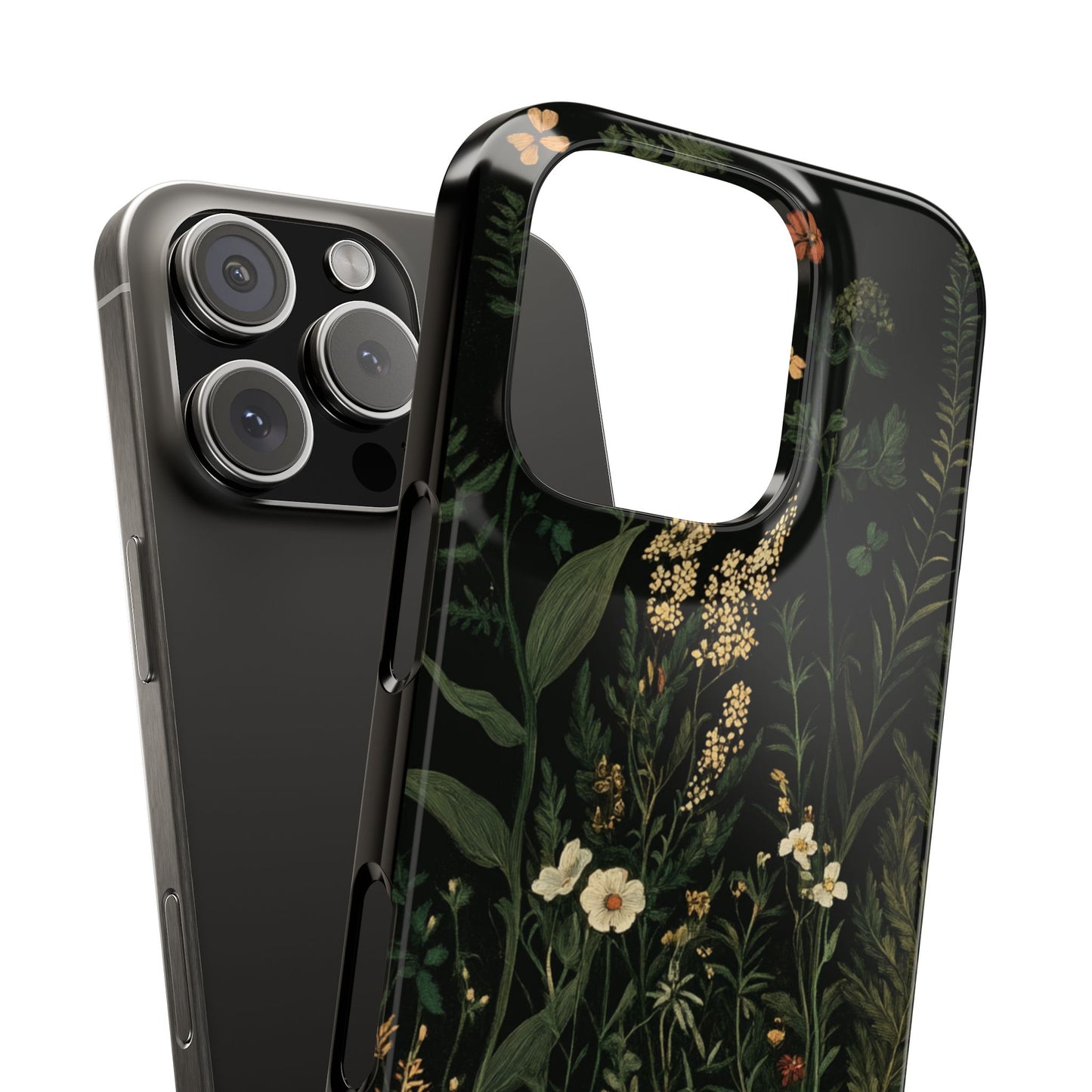 Floral Slim Phone Case - Nature Inspired Design for Plant Lovers - CoolCollectiveCo