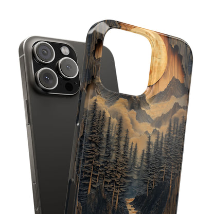 Nature-Inspired Slim Phone Case - Adventure Awaits Design - CoolCollectiveCo