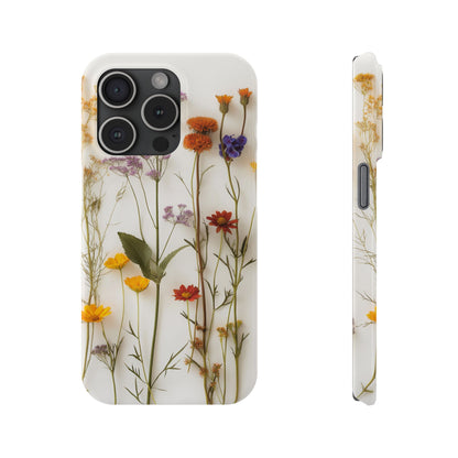 Flower Slim Phone Cases - CoolCollectiveCo