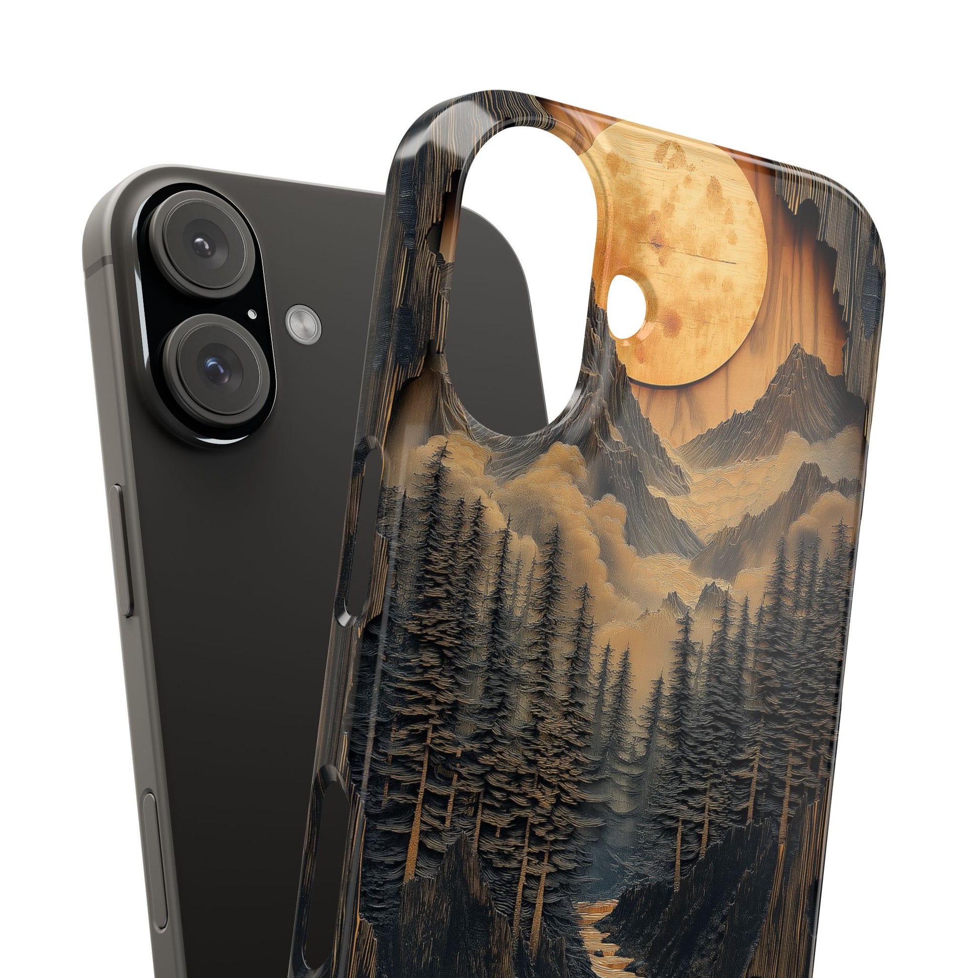 Nature-Inspired Slim Phone Case - Adventure Awaits Design - CoolCollectiveCo