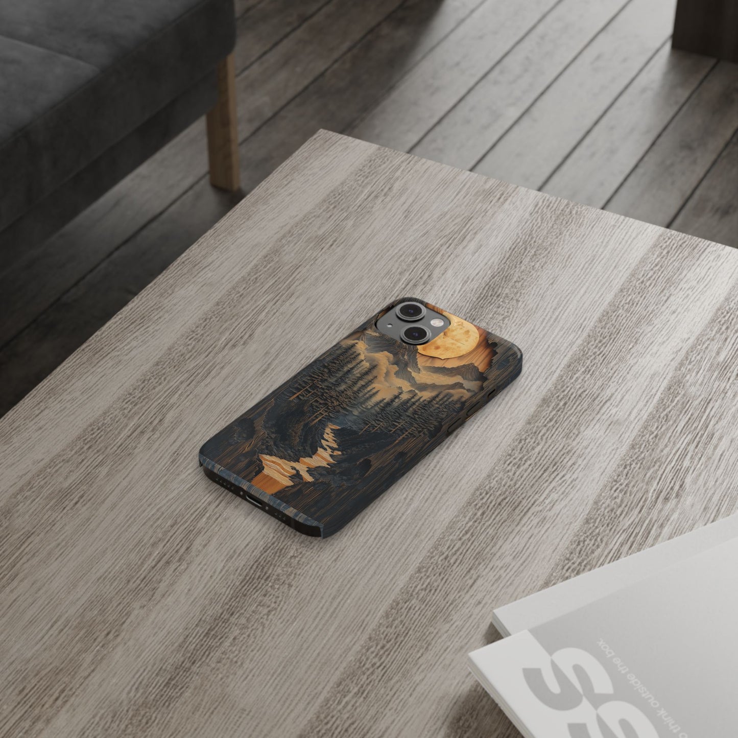 Nature-Inspired Slim Phone Case - Adventure Awaits Design - CoolCollectiveCo