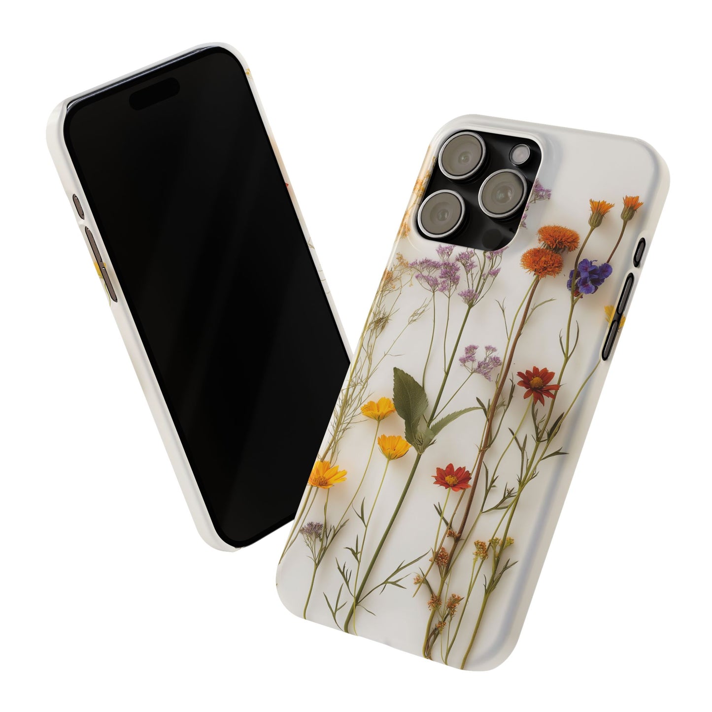 Flower Slim Phone Cases - CoolCollectiveCo