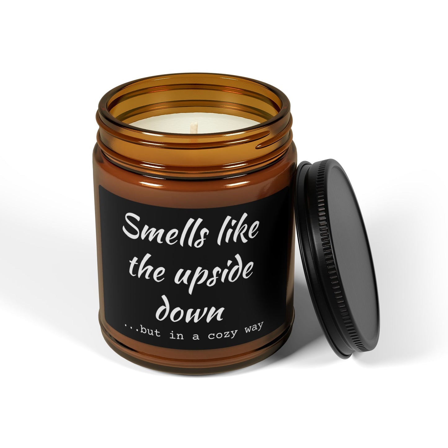 Upside Down Scented Soy Candle (Multi-Size, Amber Jar) - CoolCollectiveCo