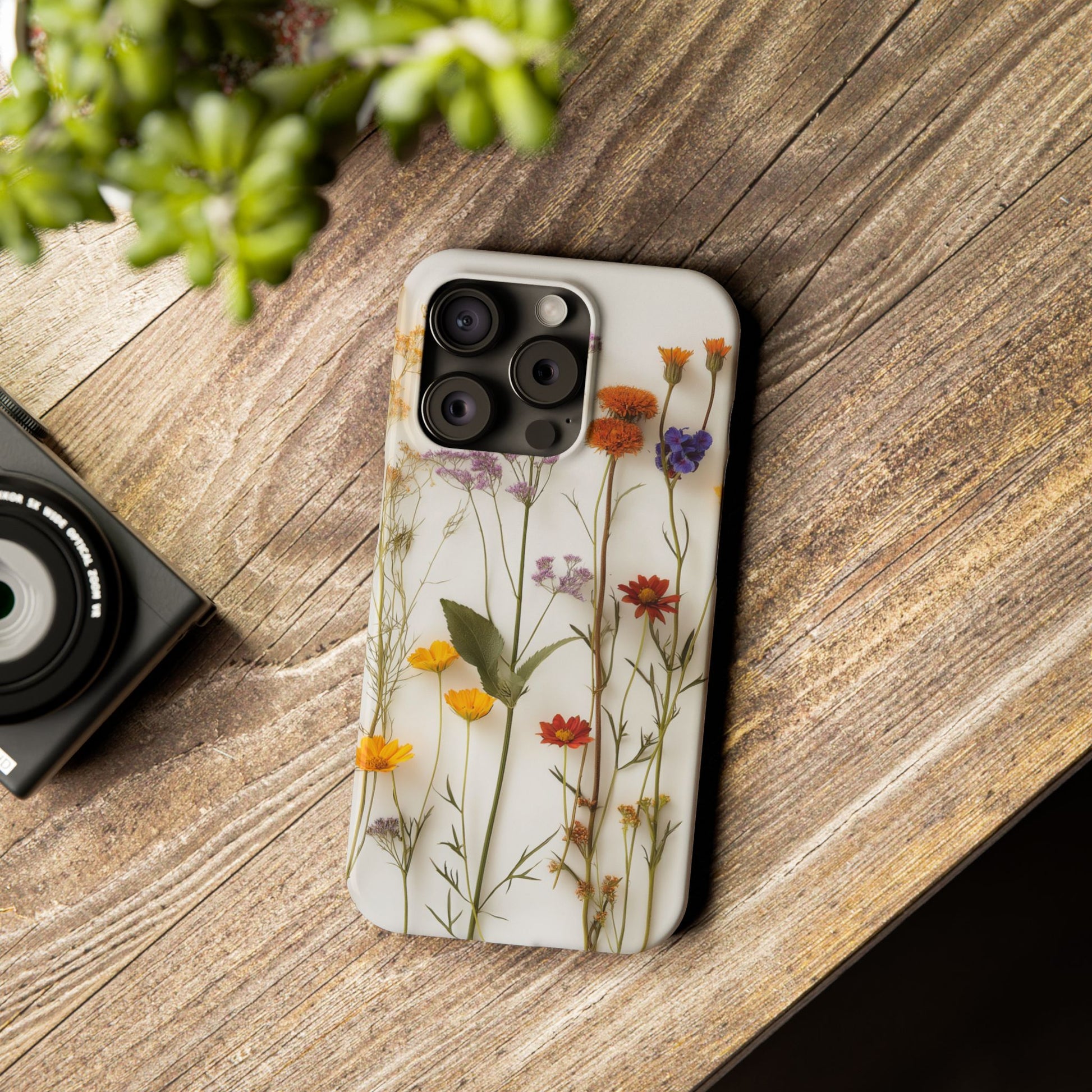 Flower Slim Phone Cases - CoolCollectiveCo