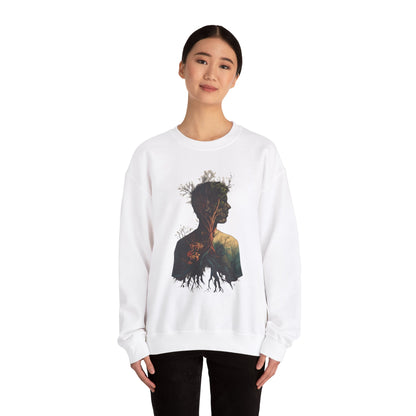 Free Spirited Nature-Inspired Unisex Heavy Blend™ Crewneck Sweatshirt - CoolCollectiveCo