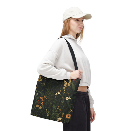 Botanical Garden Tote Bag - Eco-Friendly Floral Design for Everyday Use - CoolCollectiveCo