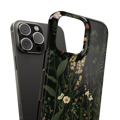 Floral Slim Phone Case - Nature Inspired Design for Plant Lovers - CoolCollectiveCo