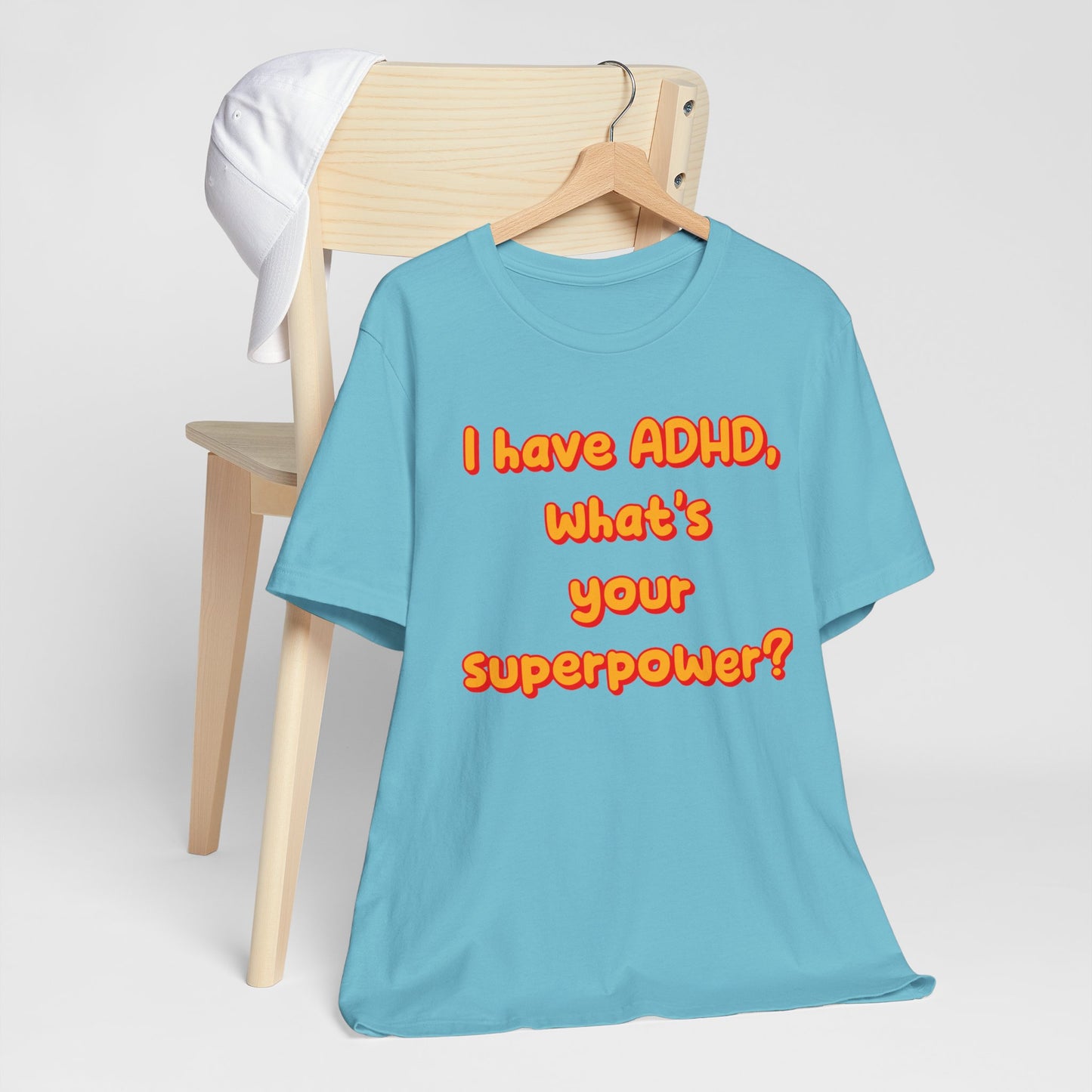 ADHD Superpower Unisex Short Sleeve Tee – Empowering Awareness Shirt - CoolCollectiveCo