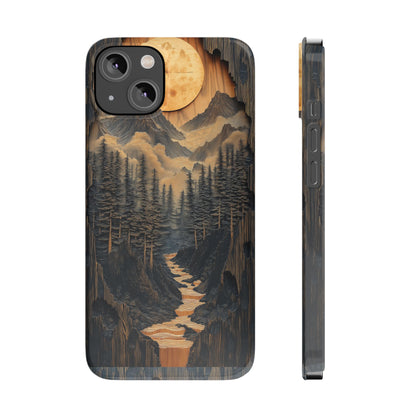 Nature-Inspired Slim Phone Case - Adventure Awaits Design - CoolCollectiveCo