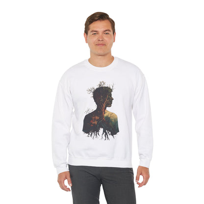 Free Spirited Nature-Inspired Unisex Heavy Blend™ Crewneck Sweatshirt - CoolCollectiveCo