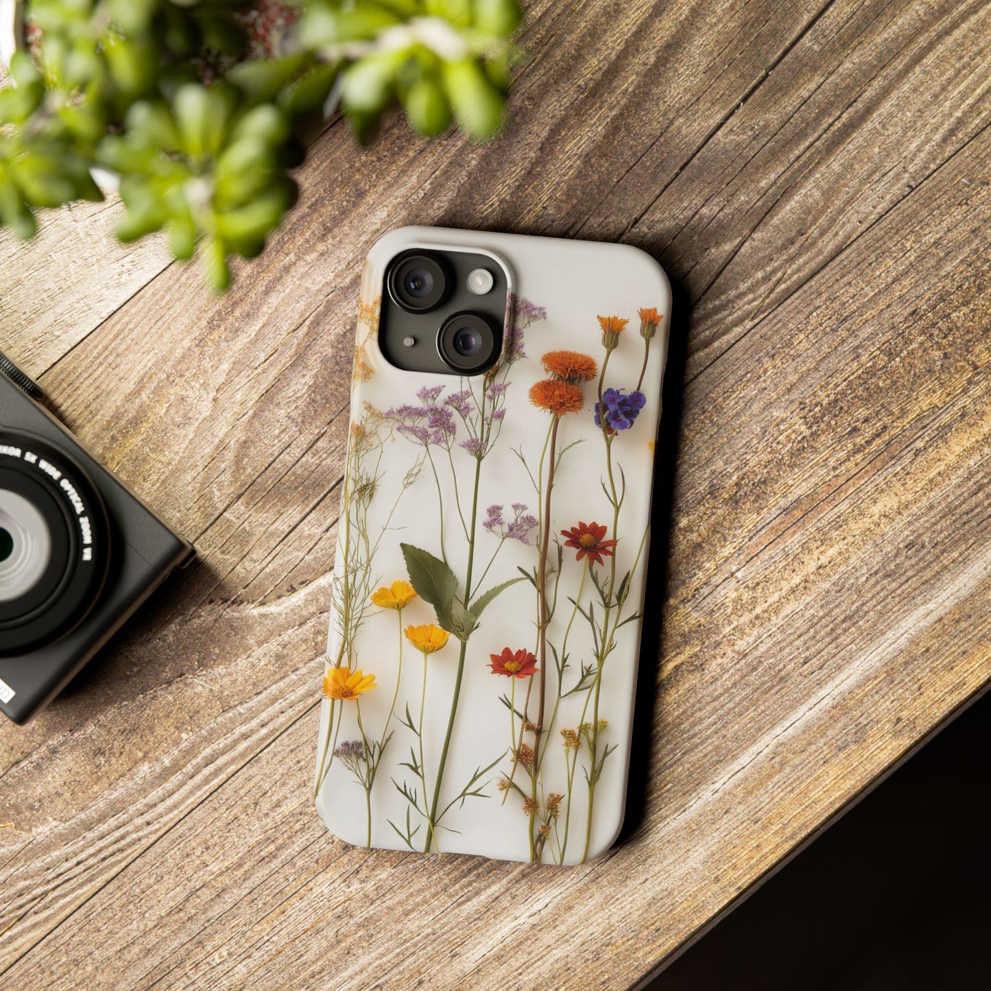 Flower Slim Phone Cases - CoolCollectiveCo