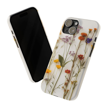 Flower Slim Phone Cases - CoolCollectiveCo