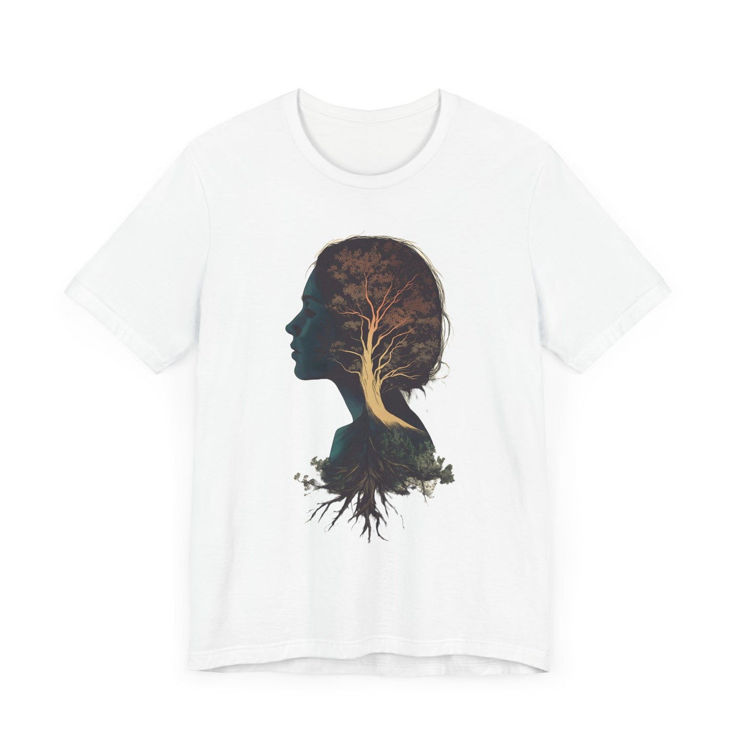 Free Spirited Nature-Inspired Unisex Jersey Tee - Rooted in Growth Design - CoolCollectiveCo