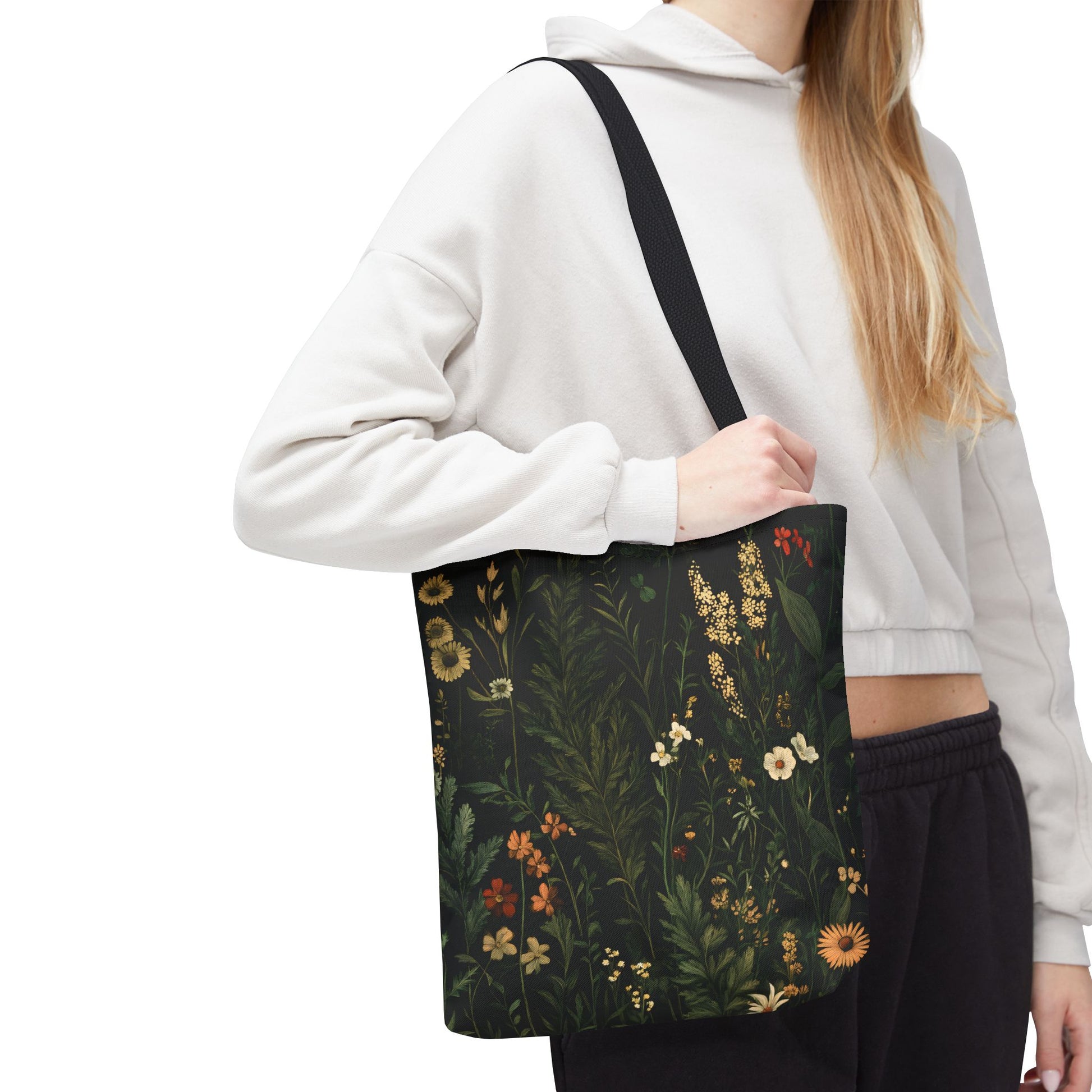 Botanical Garden Tote Bag - Eco-Friendly Floral Design for Everyday Use - CoolCollectiveCo