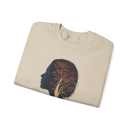 Free Spirited Nature-Inspired Unisex Heavy Blend™ Crewneck Sweatshirt - CoolCollectiveCo