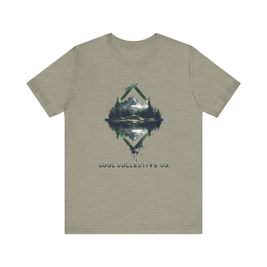 Cool Collective Co. Reflection Unisex Outdoor Graphic Tee - Nature & Adventure Theme - CoolCollectiveCo