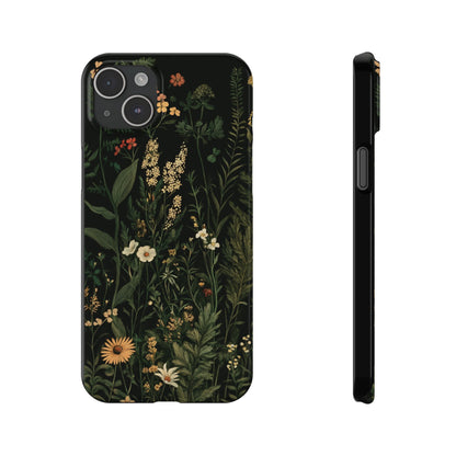 Floral Slim Phone Case - Nature Inspired Design for Plant Lovers - CoolCollectiveCo