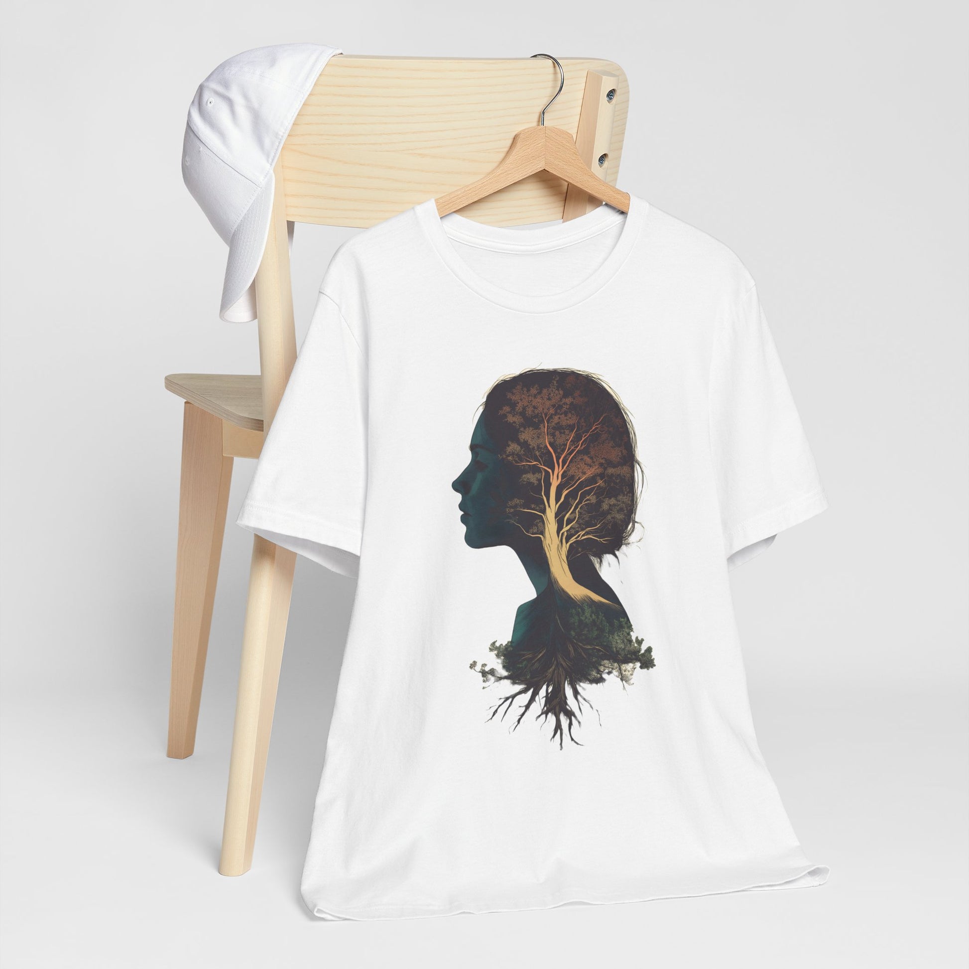 Free Spirited Nature-Inspired Unisex Jersey Tee - Rooted in Growth Design - CoolCollectiveCo