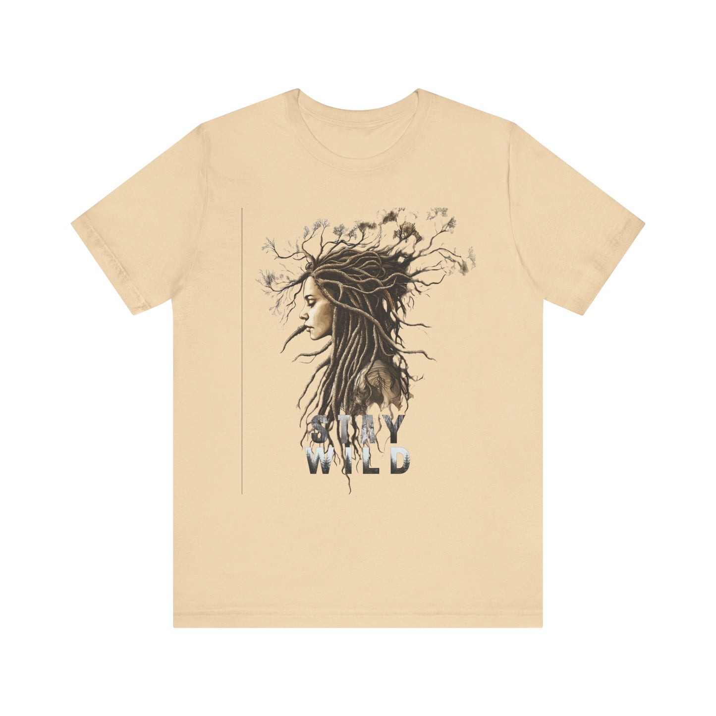 Be Wild Unisex Jersey Short Sleeve Tee - Nature-Inspired Graphic Tee - CoolCollectiveCo