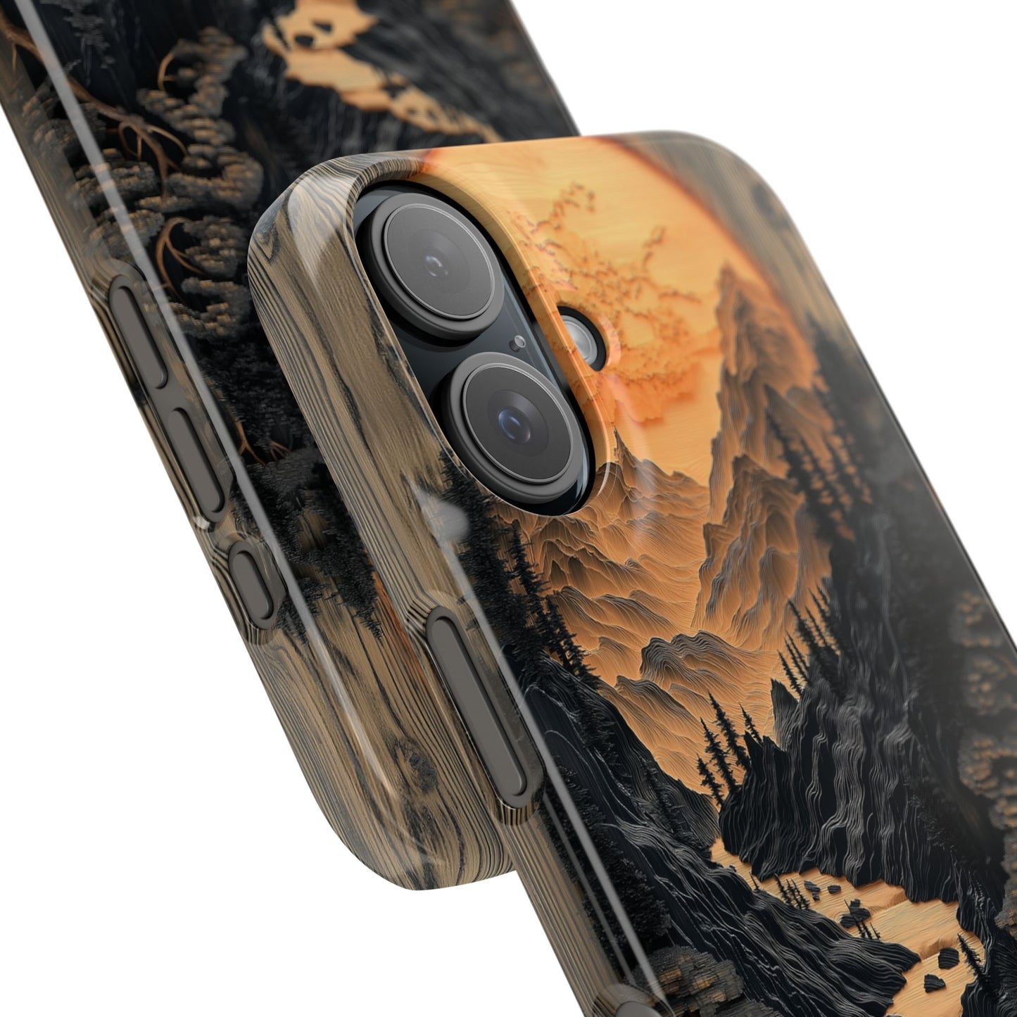 Mountain Sunset Slim Phone Case | Nature-Inspired Design for Adventurers - CoolCollectiveCo