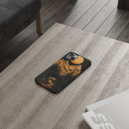 Mountain Sunset Slim Phone Case - Nature-Inspired Design for Outdoor Enthusiasts - CoolCollectiveCo