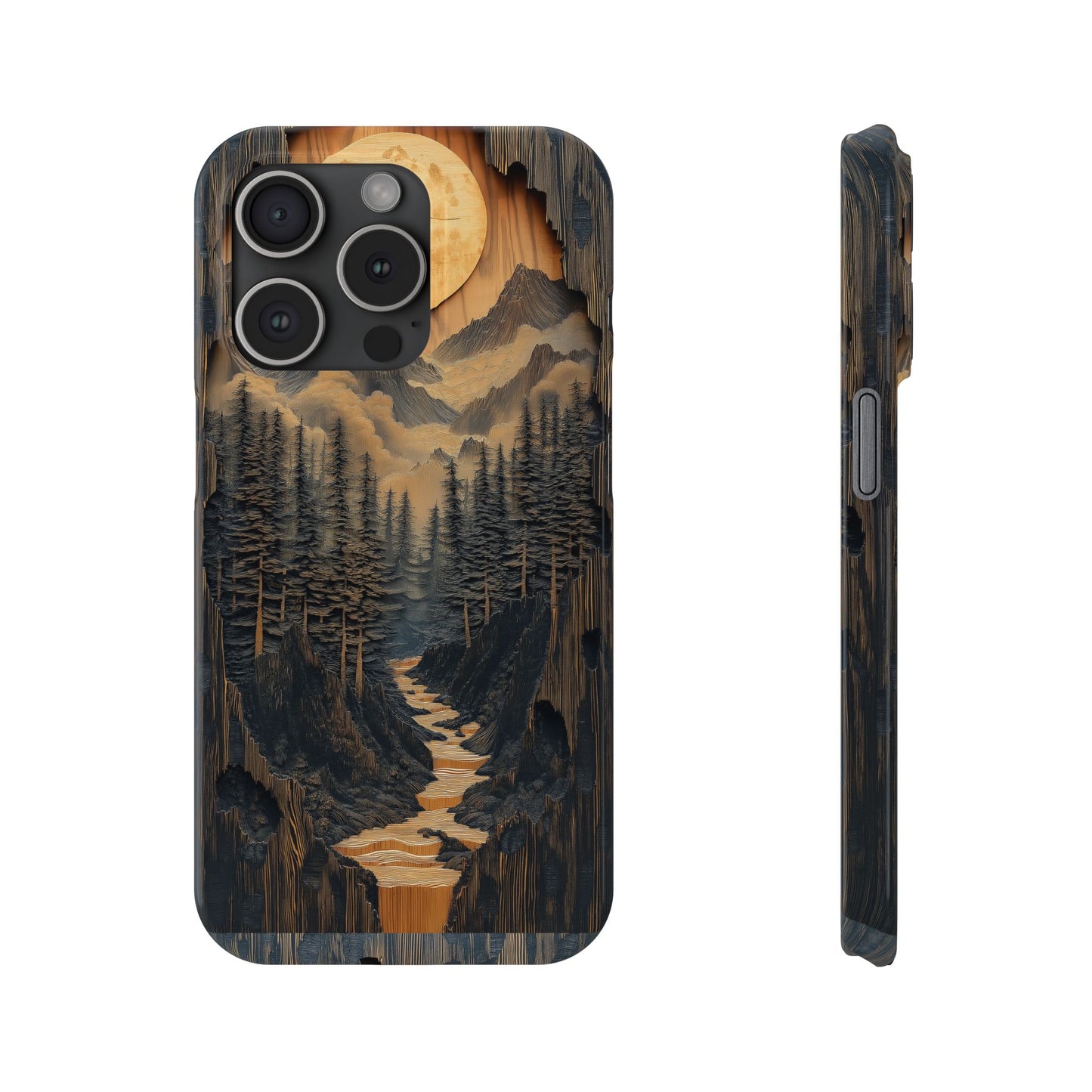 Nature-Inspired Slim Phone Case - Adventure Awaits Design - CoolCollectiveCo