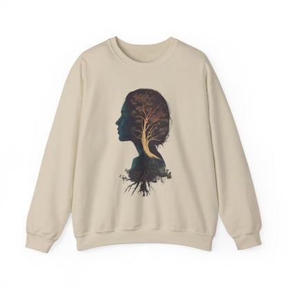 Free Spirited Nature-Inspired Unisex Heavy Blend™ Crewneck Sweatshirt - CoolCollectiveCo