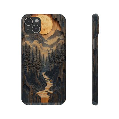 Nature-Inspired Slim Phone Case - Adventure Awaits Design - CoolCollectiveCo